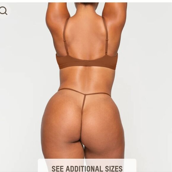 NWT SKIMS THONG underwear SILKY SOFT - Picture 12 of 13